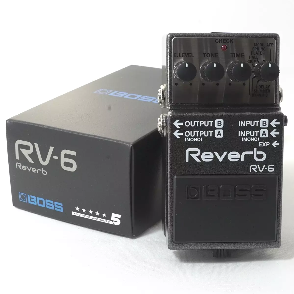 BOSS RV-6 Reverb Guitar Effect Pedals Eight high quality reverb