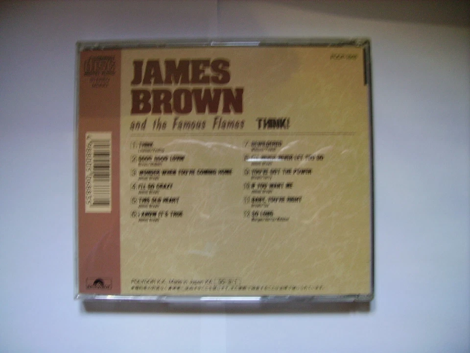 James Brown CD-Think-Polydor Records-POCP 1848-Genuine Japanese CD-Rare - Image 2 of 3
