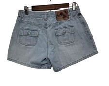 Vintage Polo Ralph Lauren Saturday Denim Shorts Light Wash Blue Women  s Size 6