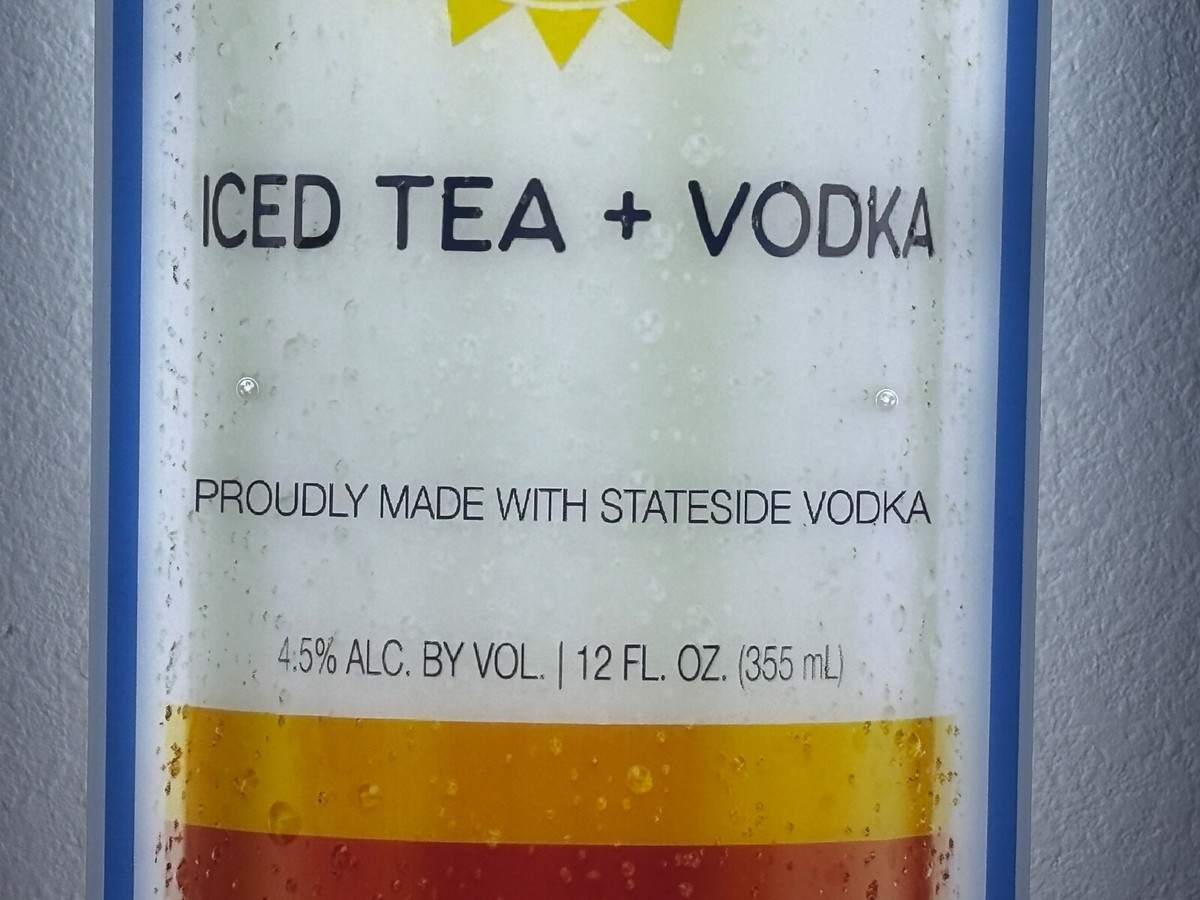 SURFSIDE ICED TEA + VODKA LED BAR SIGN MAN CAVE GARAGE DECOR