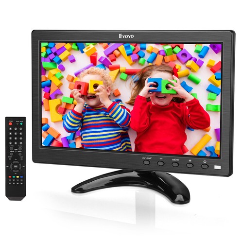Eyoyo 10 inch Small TV Monitor 1024x600 LCD Screen With HDMI/VGA/AV/USB Input - Picture 5 of 11