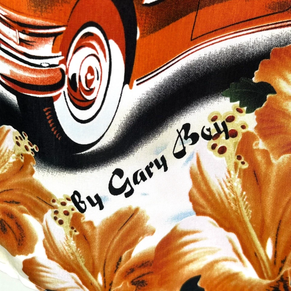 Мужская гавайская рубашка Big Brother The Aloha Gary Boy Acapulco классический автомобиль средний размер - Изображение 2 из 4