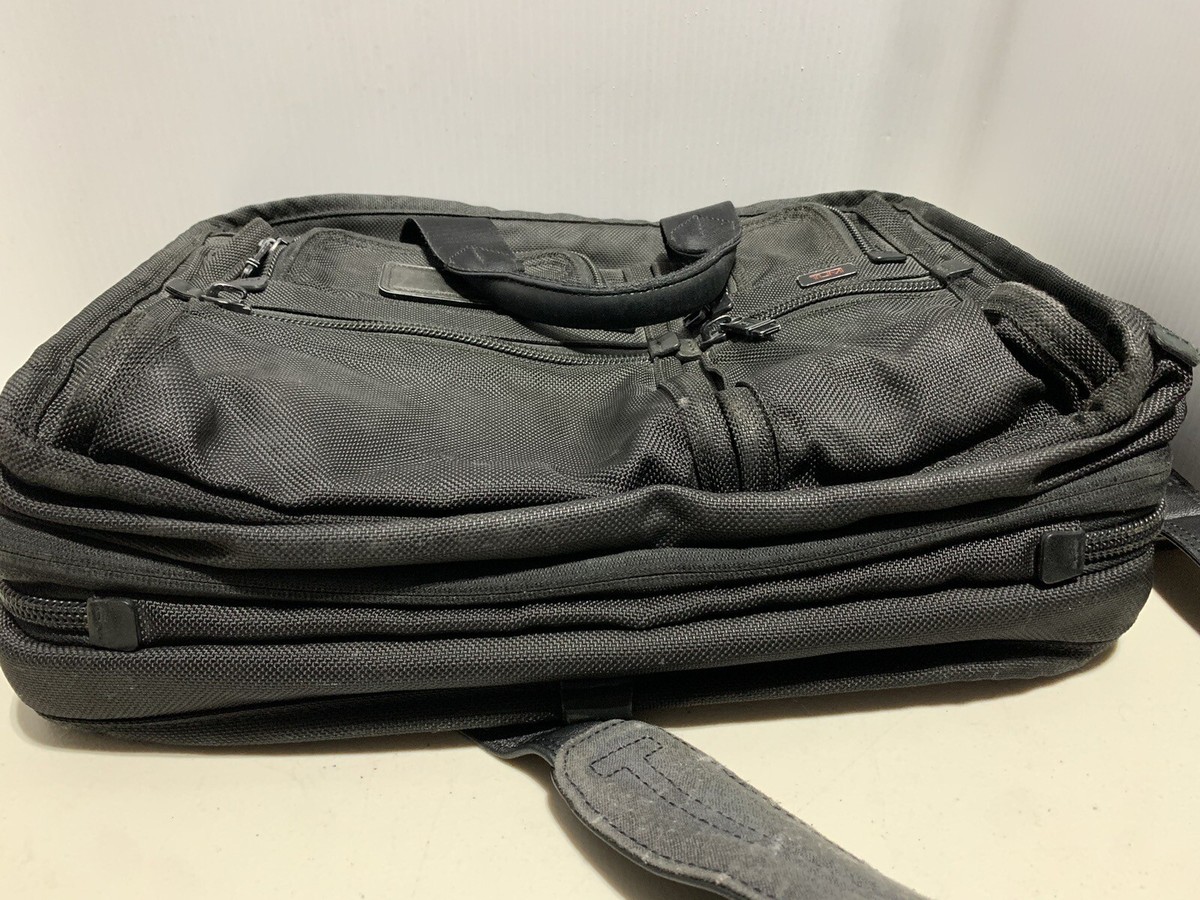 Tumi 26145DH Alpha-2 BLACK T-Pass Laptop Expandable Brief Case Bag