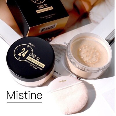 Mistine 24 Cover All Translucent Loose Powder powder translucent texture 22g
