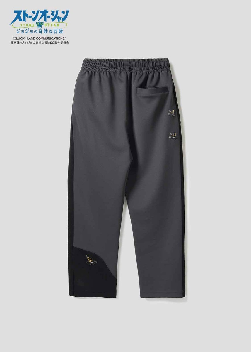 graniph x JoJo's Bizarre Adventure F.F track pants Gray Japan
