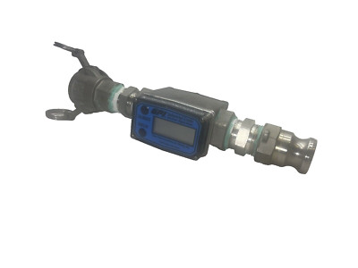 GPI S100N-KF-568 1'' Stainless Steel Electronic Digital Flow Meter S100NKF568