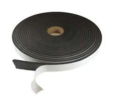 1/4THKX1/2WX50' ADHESIVE 1 SIDE CLOSED CELL SPONGE RUBBER NEOPRENE/EPDM BLEND
