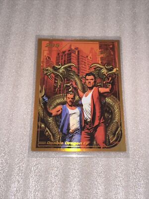 Double Dragon IV Limited Run Games Gold Trading Card #295