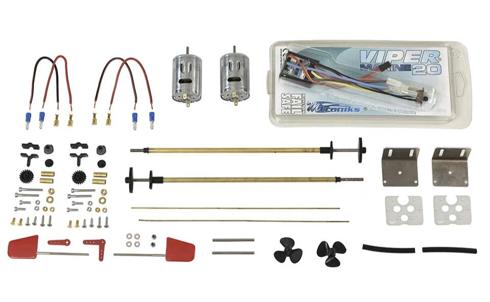 Amati - Motoscafo tipo Acquarama kit 1:10 + kit motorizzazione - Immagine 4 di 4