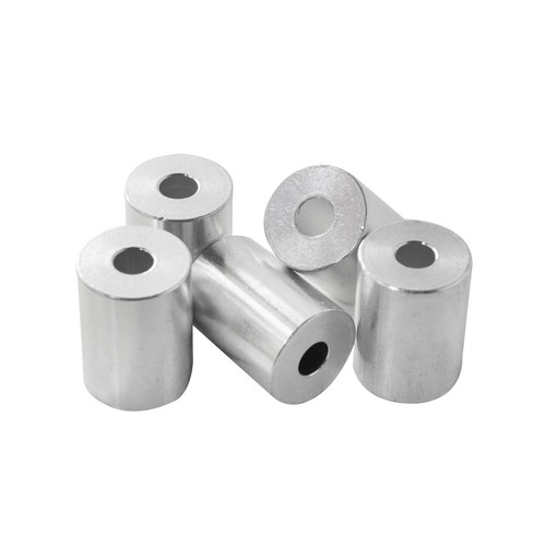 New Aluminum Spacer Bushing 3/4" OD x 1/4" ID--Fits M6 or 1/4" Bolts - Picture 2 of 37
