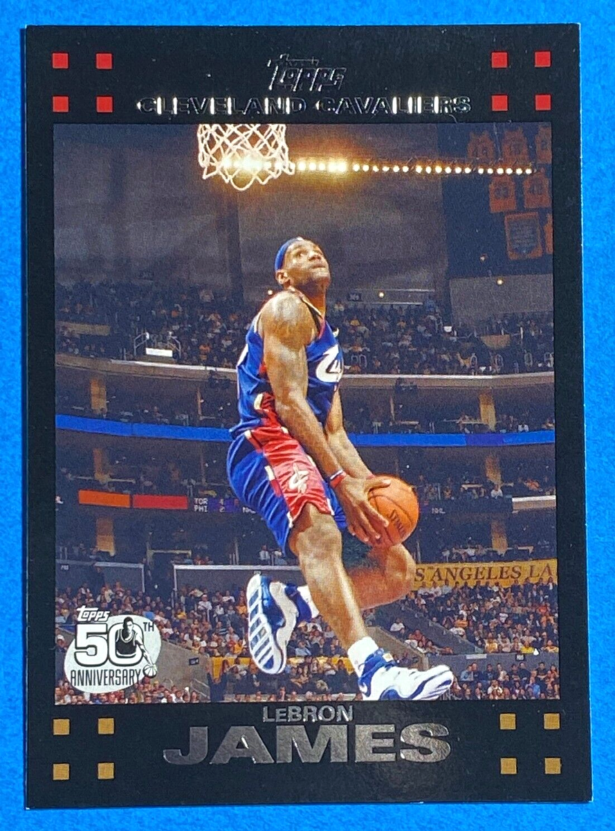 Kobe Bryant, LeBron James 2007-08 Topps 50th Anniversary