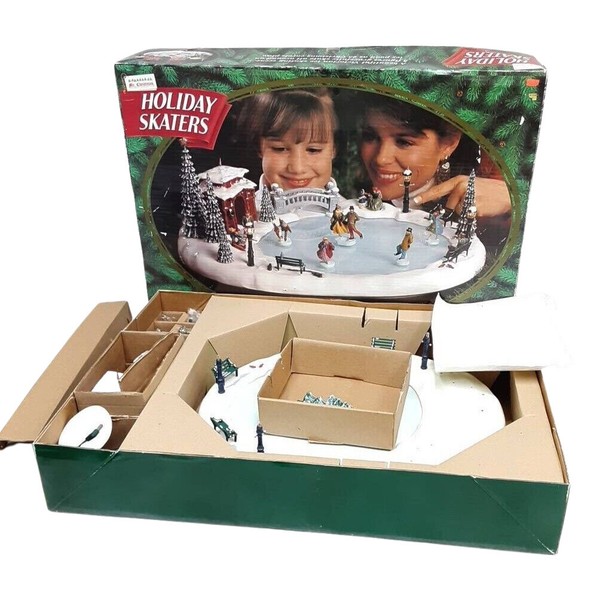 Mr. Christmas Village Ice Skating Rink for sale online eBay