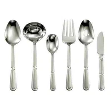 Oneida Pallatian 6 Piece Hostess & Serving Set- Quality 18/8 stainless. MSRP $60