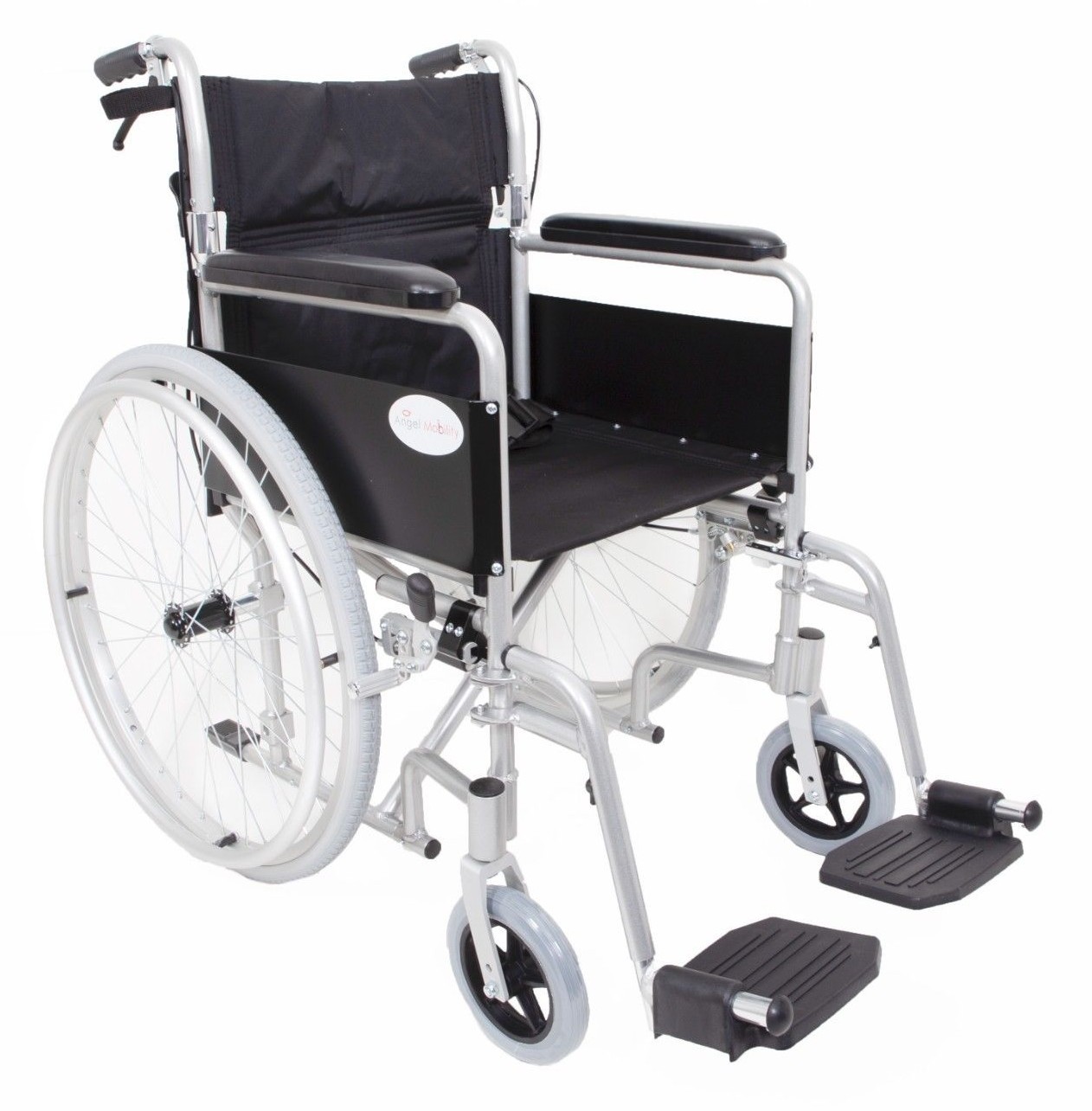 AMW002S Lightweight Aluminium Self Propelled Folding Wheelchair