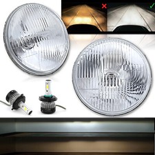 7 24v 24-volt 6024 Stock Lens Headlight Led 6k 2640w Light Bulb Headlamp Pair 7 24v 24-volt 6024 Stock Lens Headlight Led 6k 2640w Light Bulb Headlamp Pair