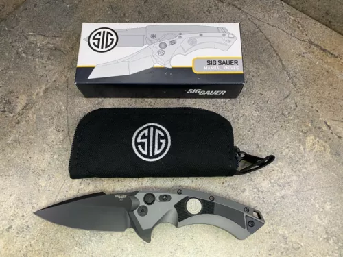 Hogue SIG X5 Tactical Manual Flipper 3.5" Spear Point Blade 36572