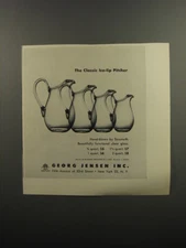 1953 Georg Jensen Sussmuth Pitcher Advertisement - The Classic Ice-lip Pitcher