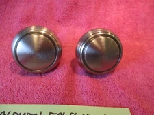 BALDWIN BRAND NEW SATIN NICKEL KNOBS 2 PAIR 5068.150.MR LESS ROSE FREE SHIPPING