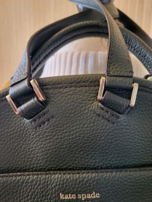 KATE SPADE Medium Polly Evergreen Green Leather Backpack 12  display picture 3