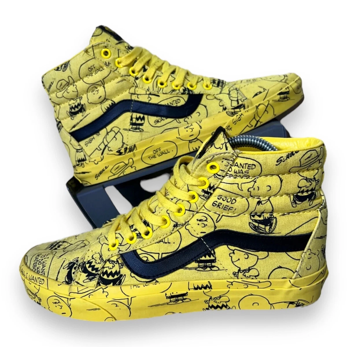Charlie brown vans high tops online