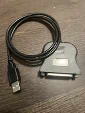 Printer Adapter Cable Efficient Wide Application Usb to 25 Pin Db25 Parallel