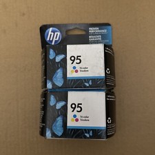 2 pack OEM HP 95 tri color Ink Cartridge C8766WN two combo Sealed BOX EXP 18