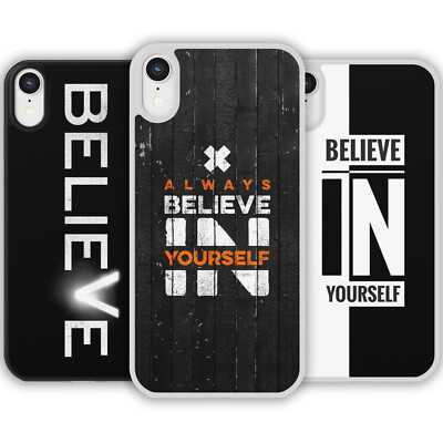 BELIEVE In Yourself Motivierend Inspirierend Zitat Handy Hülle Cover iPhone Samsung