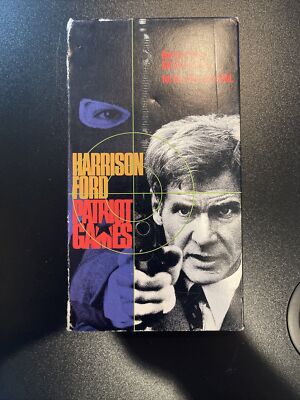 Tom Clancy's ''Patriot Games'' with Harrison Ford (VHS, 1992)