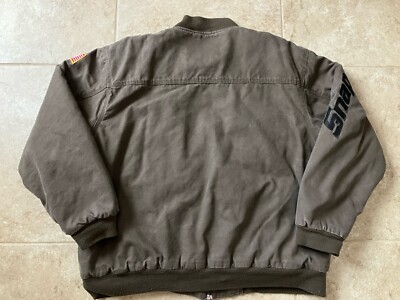 Snap-On Tools Men's Heavyweight Quilted Lined Zip Up Coat Snap-On Tools Men's Heavyweight Quilted Lined Zip Up Coat