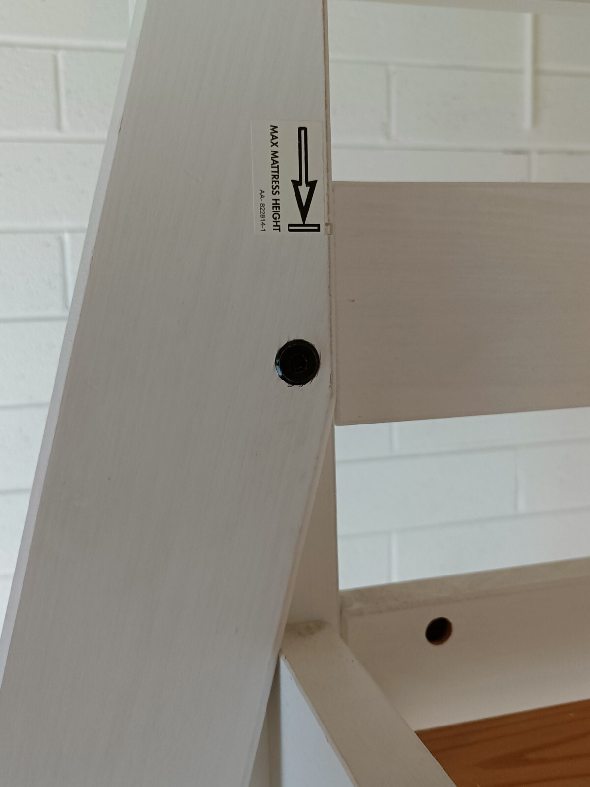 Ikea Stora Double Loft Bed Frame White BunkAlternative 302.420.88