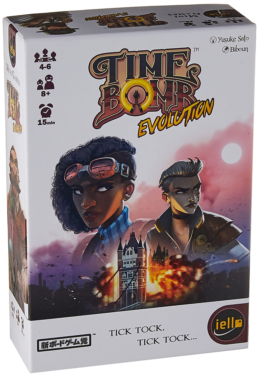 IELLO   Time Bomb Evolution   Card Game   Ages 10+   4-6 Players   15 Minutes Pl