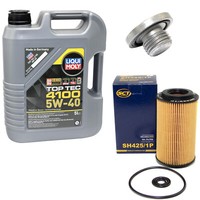 MotoröL ÖLfilter SH425/1P 5W40 5Liter + ÖLablassschraube FüR BMW 3Er Opel Vectra