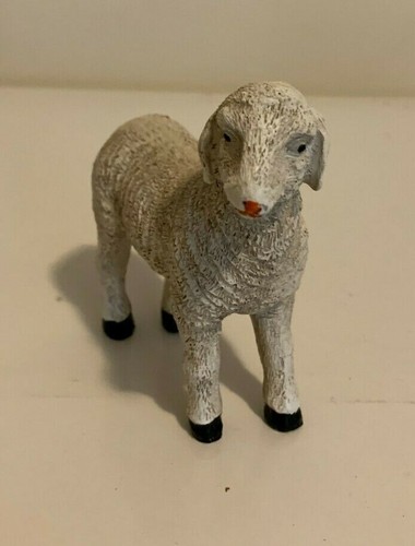 Lamb Model Action Figure Realistic Kids Educational Toy Nativity 3.5 inches Tall - Picture 1 of 4