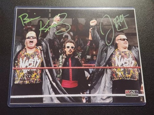 WWE WWF The Nasty Boys Signed 8x10 Photo JAG Sports Certified Knobbs & Sags - Picture 2 of 8