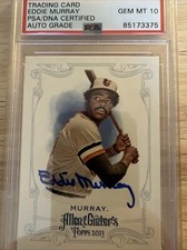 2013 Allen & Ginter Eddie Murray Hard Signed Autograph Eddie Murray