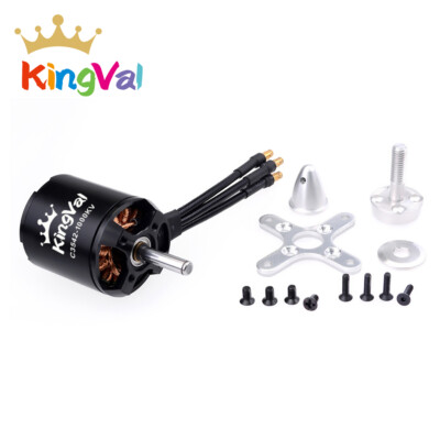US STOCK KingVal 3542 1250/1450KV Brushless Motor with Screws for RC Fixed-wing