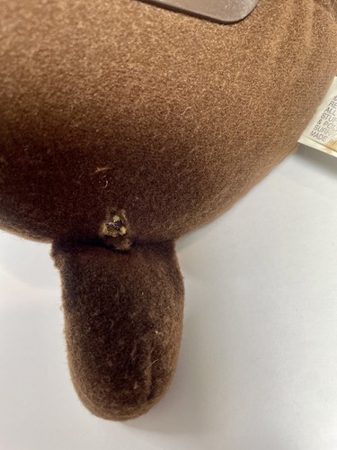 Nasta Guard Cani Peluche Cucciolo Peluche Marrone Vintage 1990 Collare di Bloccaggio LEGGI - Foto 18 di 18