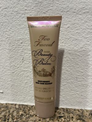 Too Faced Tinted Beauty Balm Multi-Benefit Makeup SPF20 Linen Glow Expired READ!