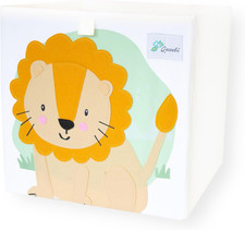 Storage Cube- Organizer for Nursery, Playroom, Bedroom, Closet. Foldable Box 13X