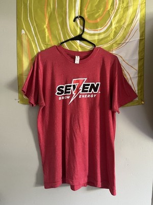 SEVEN 7BREW **LIMITED EDITION** RED SEVEN ENERGY T-SHIRT UNISEX
