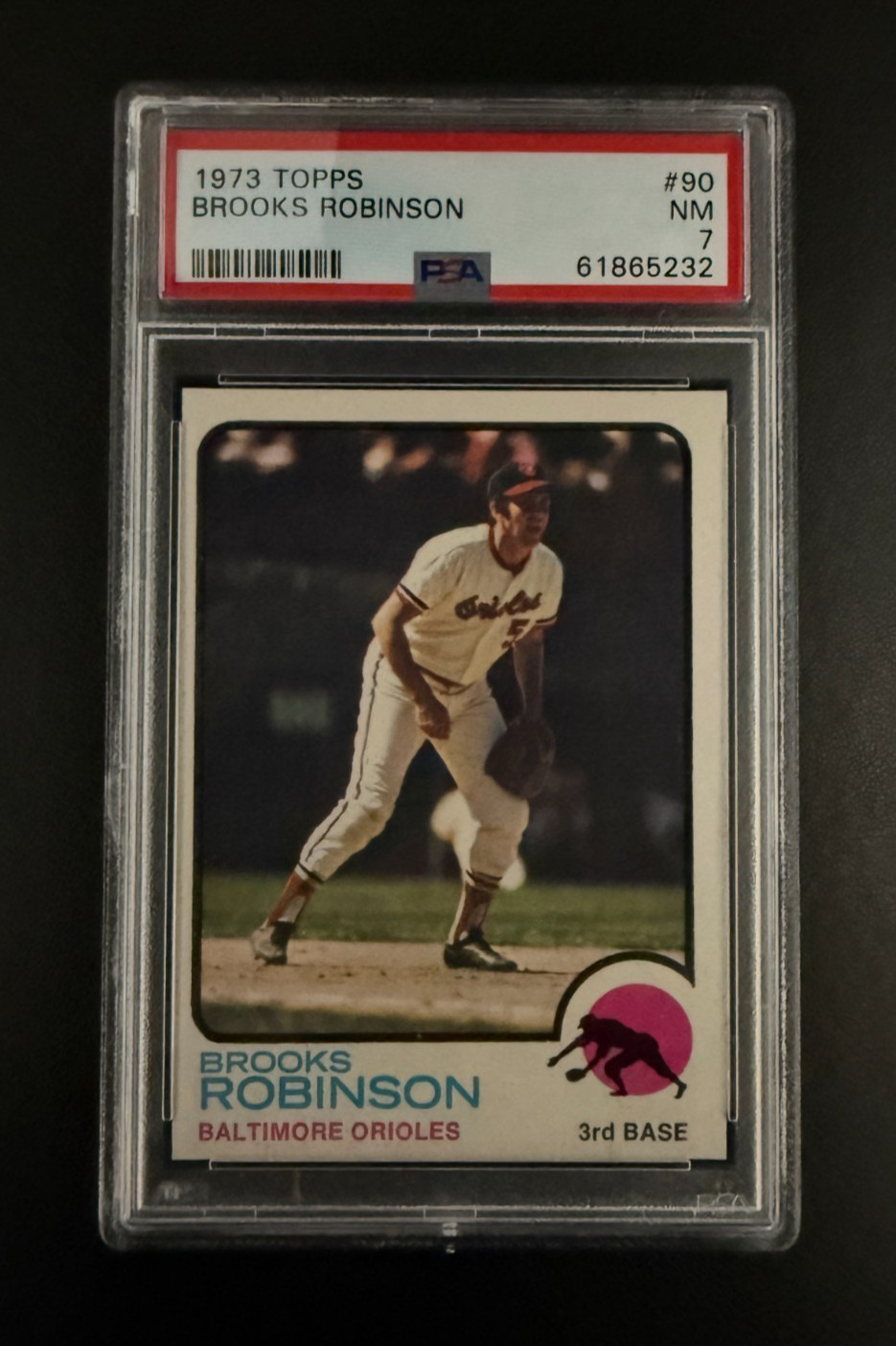 1973 Topps Baseball #   90 - Brooks Robinson - PSA 7 NM