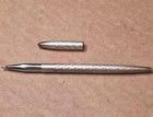 Attractive Tiffany & Co Sterling Silver 4.5" Pen with Blue Cloth Case — photo 5
