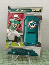2022 Panini Playbook #RM-42 Erik Ezukanma Rookie Materials Rookie Card. rookie card picture