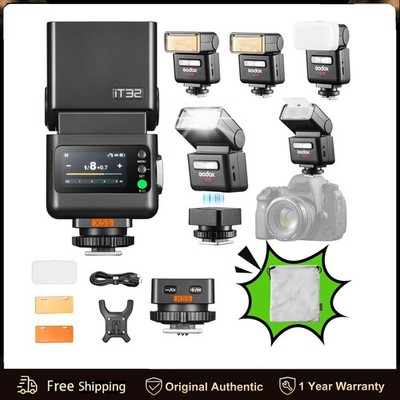 GODOX iT32 TTL Rotatable Camera Flash with X5S Wireless Trigger for Sony Cameras