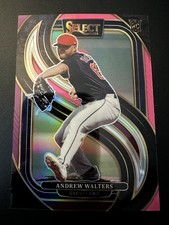 2025 ANDREW WALTERS RC Panini Select Baseball #188 Pink Prizm #/199 CLEVELAND