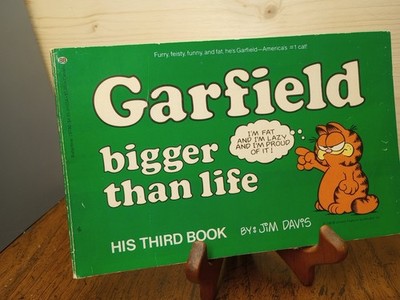His Third Book 1981 Garfield Bigger Than Life- Jim Davis Good Condition 