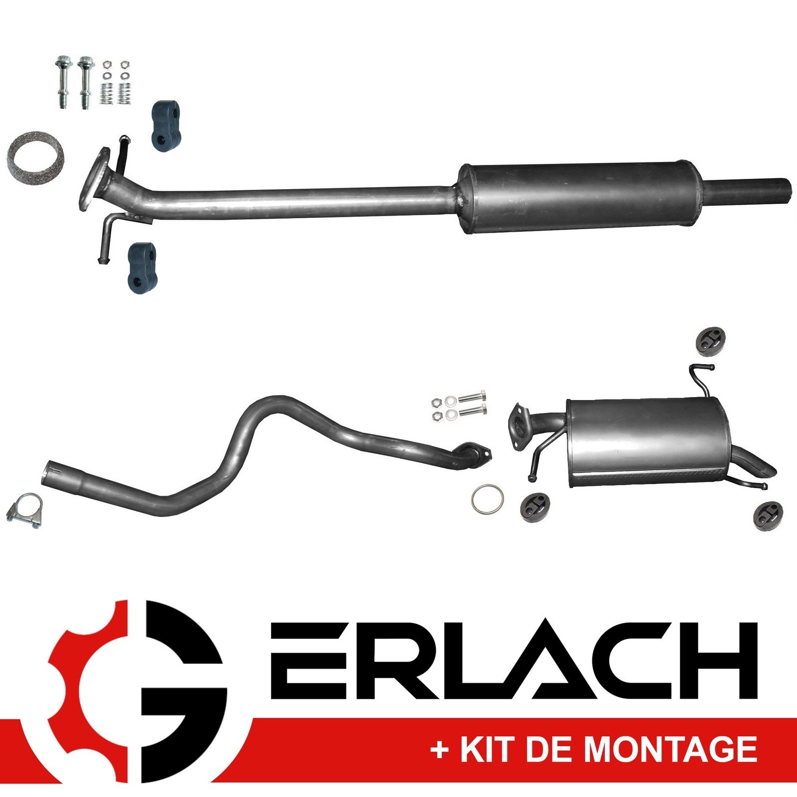 Échappement silencieux Suzuki Swift IV 1.2 stoppant les vibrations