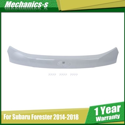 Rear Tail Gate Finish Panel Garnish Durable Silver For Subaru Forester 2014-2018