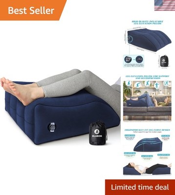 Comfortable Inflatable Wedge Pillow for Leg Support - Ideal for Surgery Recovery
