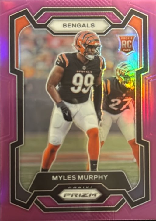 2023 Panini Prizm Myles Murphy #320 Purple 040/125 Rc Rookie